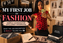 FashionTechNora first job in fashion thumbnail about working as a Sample Coordinator